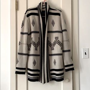 BB Dakota Fair Isle Open Knit Cardinal